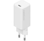 Xiaomi MDY-12-EU PD hálózati gyorstöltő kompakt hordozható töltő, 65W kimenő teljesítménnyel, USB-C csatlakozóval, fehér