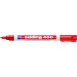edding 400 Tartós marker, kerek hegy, 1 mm, piros (RTCED4002)