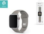 DEVIA Deluxe Series Apple Watch S1/2/3/4/5/6/SE Sport szíj 42/44mm - Szürke (ST324901)