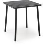 Halmar Bosco Kwadrat Kerti Asztal - Fekete
