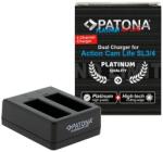 Patona Incarcator Dublu Patona Platinum Dual incarcator Pentru Patona Action Cam Life SL3 SL4