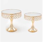 Eurolamp KÉSZLET 2x Dekoratív tálca átm. 20/25 cm arany 819-00261 (EU0595)