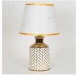 EUROLAMP Asztali lámpa 1xE14/40W/230V fehér/arany EU0572 (EU0572)