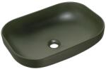 Comad COMAD UN-NELI-MFG - Pultos mosdókagyló NELI 50, 4x35, 2 cm kerámia/matt zöld CM0035 (CM0035)
