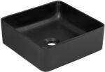 Comad COMAD UM-6276 SLIM 40 BLACK DP - Pultos mosdókagyló SLIM 37x37 cm matt fekete CM0022 (CM0022)