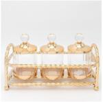 Eurolamp KÉSZLET 3x Üveg edény arany 819-00274 (EU0597)