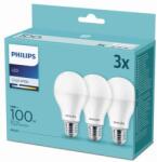 Philips 8718699694906 3x LED izzó 1x14W|E27|4000K -triple pack