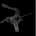 CANYON WH-100, 2 in 1 Gaming Mouse Bungee stand and USB 2.0 hub, 4 USB hub, 1.5m mircro to USB braided cable, Weighted design with non-slip grip, LED light, Black, size: 128*123*102mm, 138g (CND-GWH100)