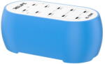Relife tel-szalk-1929695151769 RELIFE RL-309M 10 portos C típusú töltőállomás intelligens töltő 72 W nagy teljesítményű több eszközhöz -USA csatlakozó (tel-szalk-1929695151769)