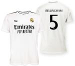 Real Madrid 2024-25 prémium hazai szurkolói mez, replika - Bellingham 5 fehér