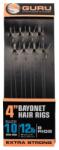 Guru Bayonet Ready Rigs 4" 10 cm - 12 MWG - 9lb/0, 22mm (GRR215)