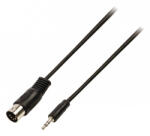 Nedis DIN - jack 3, 5 mm kábel - 1 m (CAGL20100BK10)