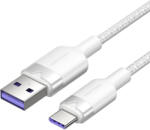 Vention USB-A 2.0/M -> USB-C/M, 1m, (fehér, 6A), kábel (CTOWF)