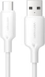 Vention USB-A 2.0/M -> USB-C/M, 2m, (fehér), kábel (CTQWH)