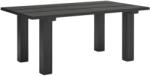 Teulat Fekete fa étkezőasztal Teulat Banda 180 x 100 cm (MR-14993_TE)
