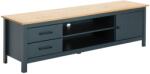 Marckeric Kékszürke fenyő TV asztal Marckeric Miranda 158 x 40 cm (MR-13172)