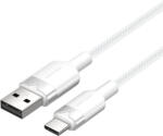 Vention USB-A 2.0/M -> USB-C/M, 2m, (fehér, 3A), kábel (CTNWH)