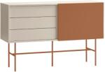 Teulat Téglavörös lakkozott komód Teulat Nube 140 x 45 cm (MR-17471_TE)