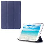 Samsung Tab S2 9.7 SM-T810 / T815, mappa tok, Trifold, sötétkék - csontosteam