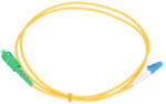 Extralink SC/APC-LC/UPC patch kábel, egymódusú, simplex, G657A, 3 mm, 1 m
