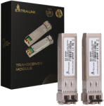 Extralink SFP+ 10G 2 csomag, SFP+ modul, 10 Gbps, 850 nm, 300 m, többmódusú