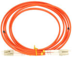 Extralink LC/UPC-LC/UPC patch kábel - többszálú, duplex, 50/125 mikrométer, 3 mm, 3 m