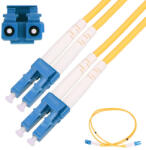 Extralink LC/UPC-LC/UPC 2 m, patch kábel, egymódusú, duplex, 9/125 m, 3 mm, 2 m
