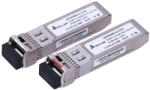 Extralink SFP+ 10G, SFP+ WDM modul, 10 Gbps, 1270/1330 nm, egymódusú üzemmód, 40 km, LC csatlakozó, DOM, párban