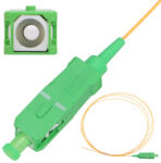 Extralink SC/APC pigtail, PVC, egy módusú, 900um G. 652D, 1 méter