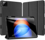 Xiaomi Pad 6S Pro (12.4), mappa tok, Trifold, érintőceruza tartó, Dux Ducis Domo, fekete