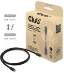 Club 3D Kábel - CAC-2501 (Thunderbolt 5 USB-C to USB-C, 240W, 80/120 Gbps, EPR, 8K240Hz, 1m) (CAC-2501) - securezone