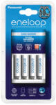 eneloop K-KJ51MCC04E akkumulátor töltő időzítővel 4 db AAA 750mAh akkumulátorral (K-KJ51MCC04E)
