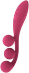 Satisfyer Tri Ball 1 - akkus, multifunkciós vibrátor (piros) (NK4061504018263)