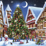 POL-MAK Karácsony Night szalvéta 20 db-os 33x33 cm PKK052062 (PKK052062)