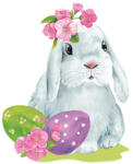 POL-MAK Húsvét Watercolour Bunny szalvéta 20 db-os 33x33 cm PKK056329 (PKK056329)