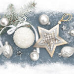 POL-MAK Karácsony Elegant Baubles szalvéta 20 db-os 33x33 cm PKK029835 (PKK029835)