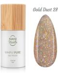 Naní ojă semipermanentă Simply Pure 5 ml - Gold Dust