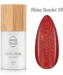 Naní ojă semipermanentă Simply Pure 5 ml - Shine Scarlet