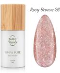 Naní ojă semipermanentă Simply Pure 5 ml - Rosy Bronze