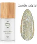 Naní ojă semipermanentă Simply Pure 5 ml - Twinkle Gold