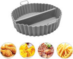  Air Fryer szilikon betét, szilikon sütőkosár - Osztott (W09807)
