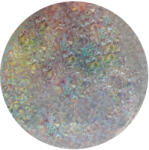  Hologramos kör alakú tortadob - 25 cm - Ezüst (T100097)