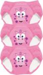 My Carry Potty Set de 3 chilotei de antrenament la olita My Little Training Pants, 2-3 ani, Pink Dragon (MLTP-RB-PIDR-2-3)