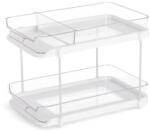Zeller Raft depozitare Zeller, plastic, 33x21x23 cm, alb transparent (ZE-14757) Raft