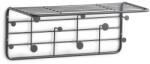 Zeller Cuier perete Zeller-Black, metal, 51.4x24x21 cm, negru (ZE-17011)