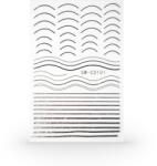  Köröm matrica csík (vegyes) - Ezüst