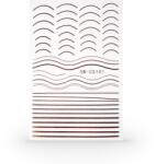  Köröm matrica csík (vegyes) - Rose Gold