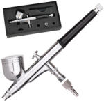 TC TECHNIC Modellező mini airbrush festékszóró 0, 3 mm-es fúvókával Technic B-130 Double Action Black mini - digibolt