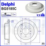 DELPHI Disc frana DELPHI BG5185C (BG5185C)