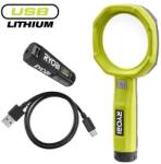 RYOBI 4V USB Lithium nagyítólámpa, 1x 2, 0Ah akkumulátor, töltő - RML4-120G (5133006229) - oneclick